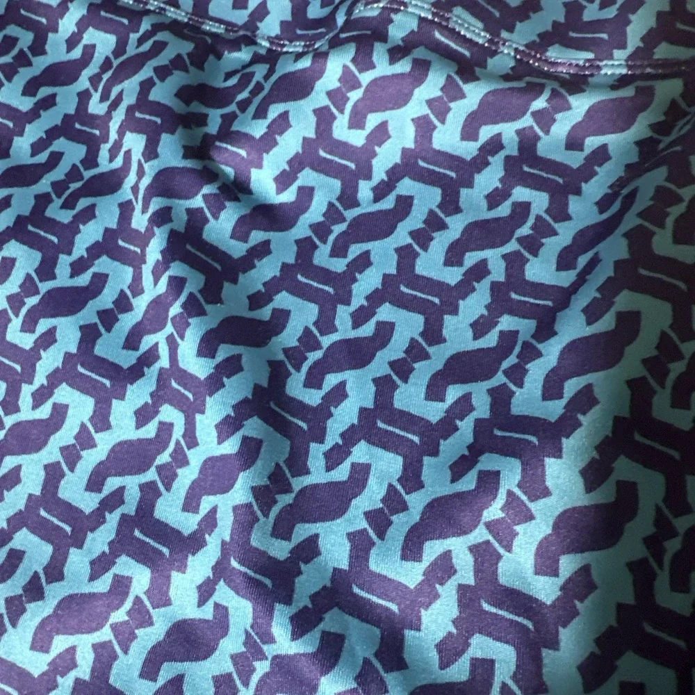 Zealotpower  women skort size large‎ blue print stretch waist pickleball tennis